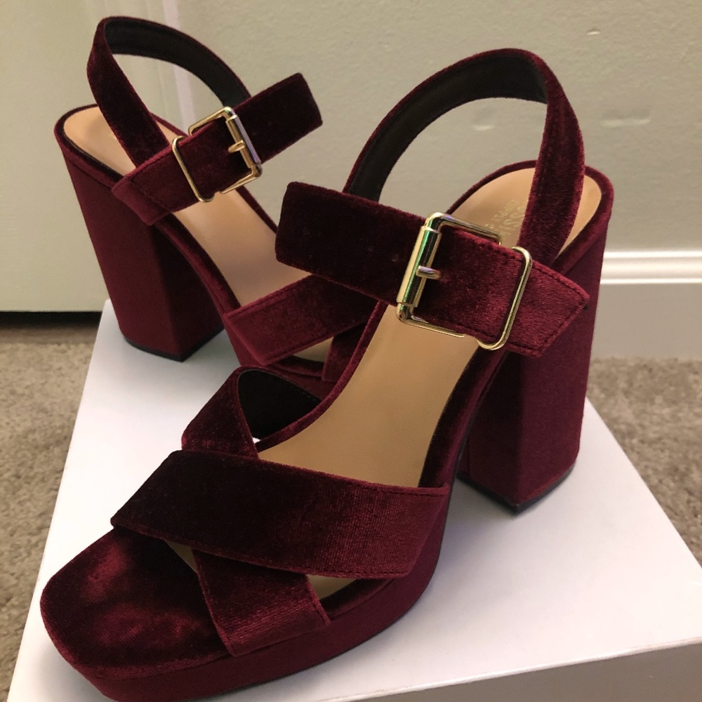 Maroon Platform Heel (Mossimo Supply Co.)